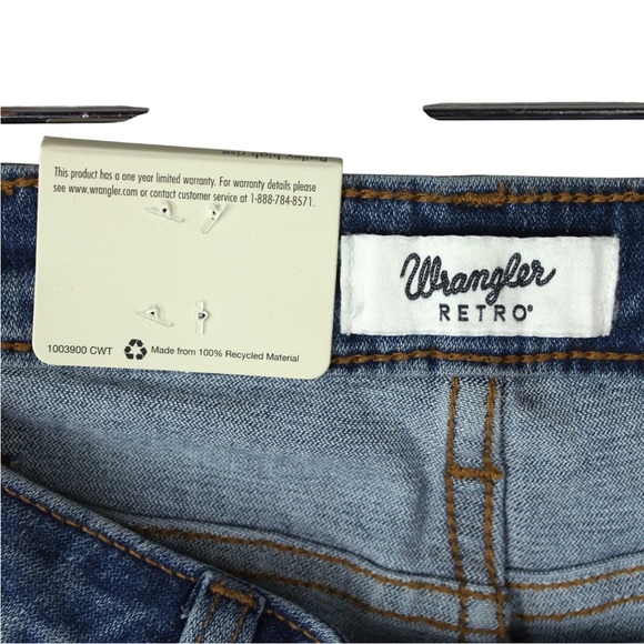 NWT Wrangler Women Retro Bailey High Rise Trousers Jeans 29x32 Denim Bootcut - Picture 11 of 14